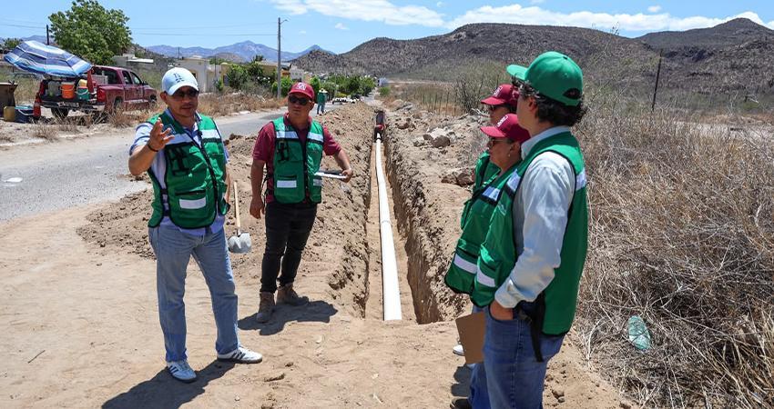 Gobierno Municipal y OOMSAPAS avanzan con nuevas obras del Plan “Más Agua para La Paz”