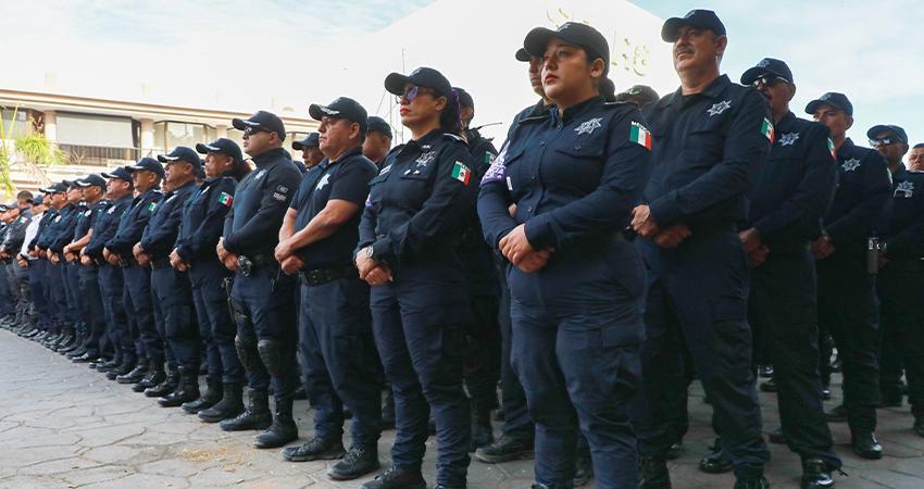 Entrega el Ayuntamiento de La Paz Bono de Riesgo a más de mil elementos de seguridad