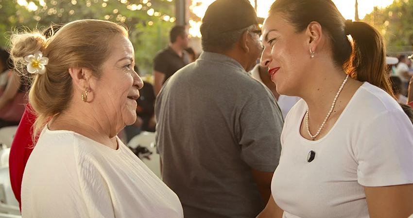 Milena Quiroga fortalece la organización ciudadana para dar continuidad a la transformación en BCS