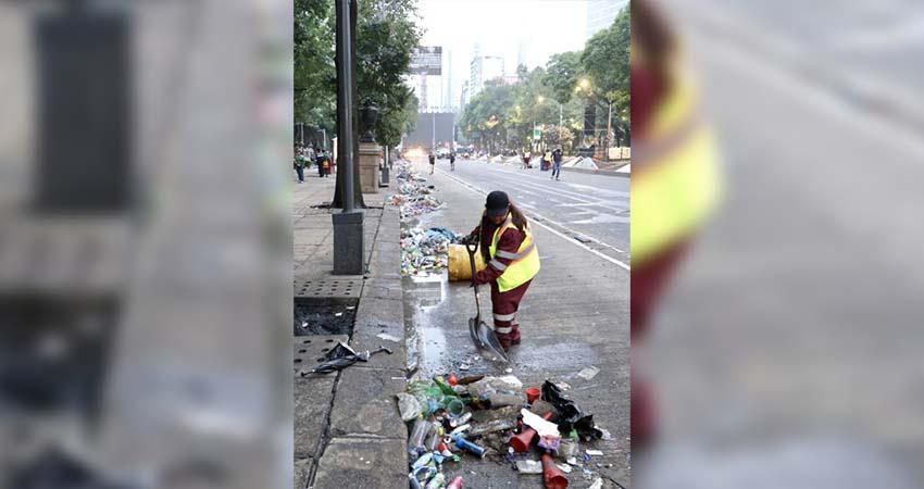 La generación de residuos se disparó hasta un 58 % en Ciudad de México debido al Mundial