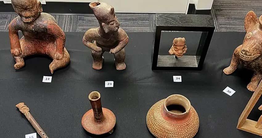 México ha recuperado más de 3 mil 700 piezas arqueológicas en el actual sexenio