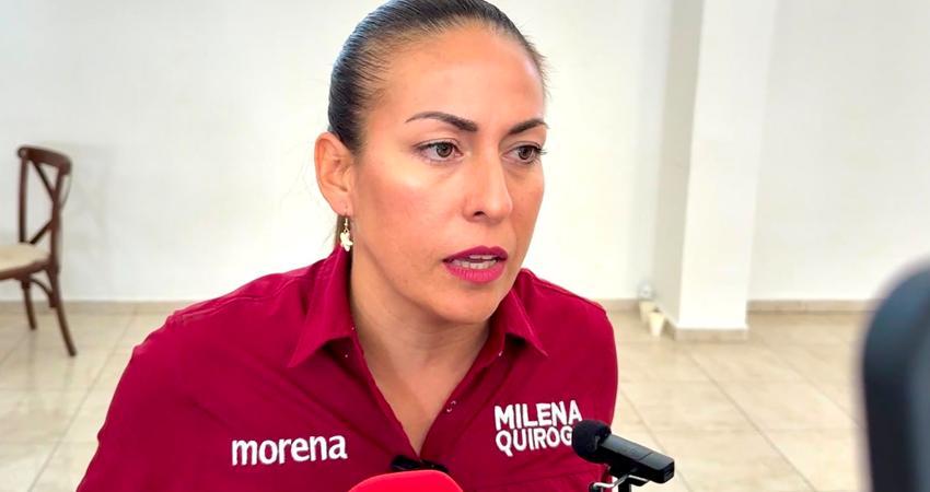Llama Milena Quiroga a la unidad y respalda al proyecto nacional liderado por Claudia Sheinbaum