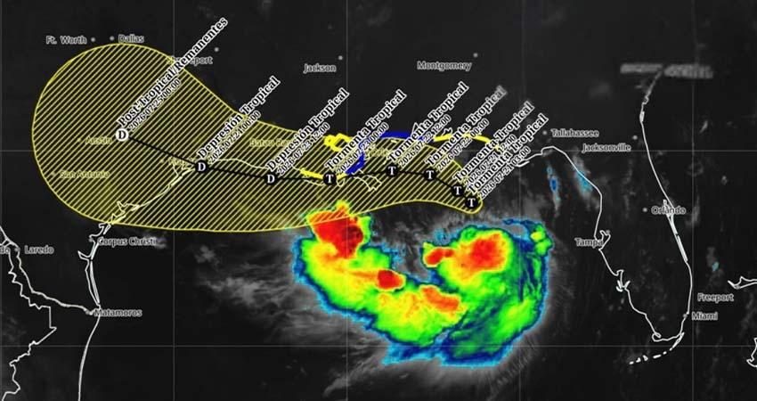 Tormenta tropical Bertha pone en alerta al golfo de México