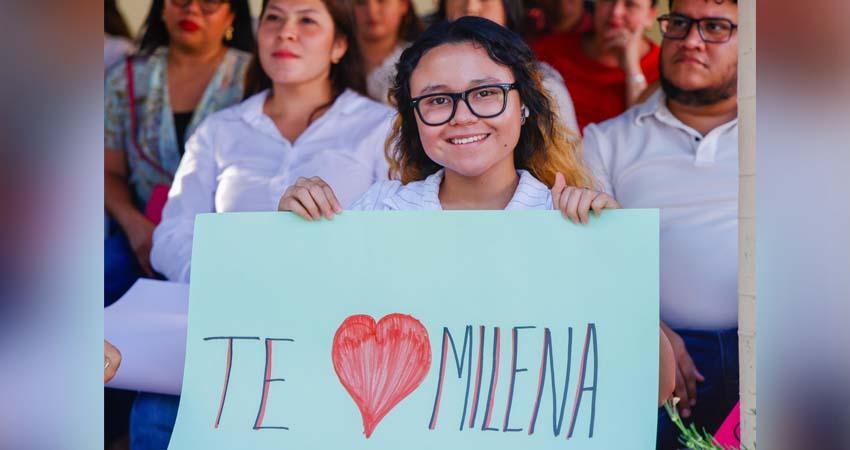 Milena Quiroga dialoga con jóvenes de Vista Hermosa y los invita a ser protagonistas de la transformación de BCS