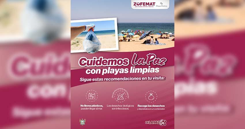 Ayuntamiento de La Paz garantiza acceso a playas durante las vacaciones de verano