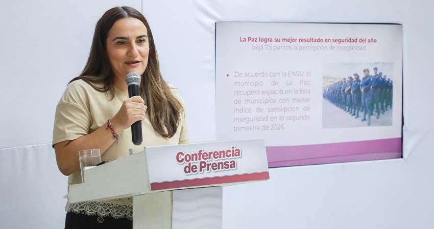 La Paz logra su mejor resultado de seguridad del año: baja 7.5 puntos la percepción de inseguridad
