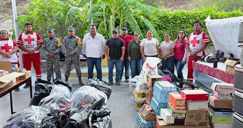UABCS entrega apoyos a familias afectadas por incendios en Los Comondú