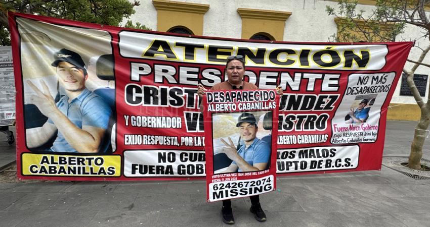 Madre del desaparecido Alberto Cabanillas acusas a las autoridades de abandono del caso