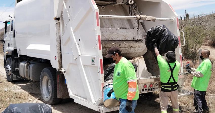 Informa Ayuntamiento de La Paz avance y programación de rutas de recolección de residuos