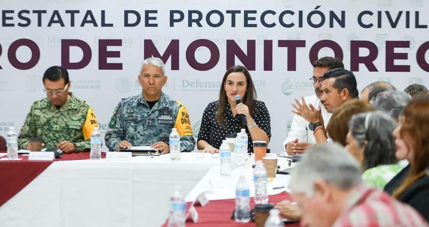 Informa Ayuntamiento de La Paz acciones preventivas ante posible cercanía de huracán “Polo”