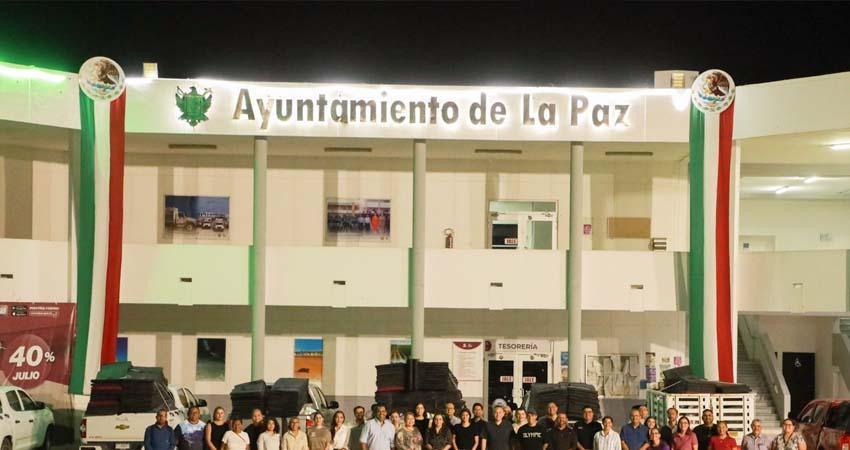 Envía Ayuntamiento de La Paz insumos a delegaciones municipales como medida preventiva