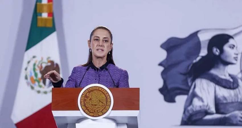'Un presidente solo puede tener una bandera': Sheinbaum