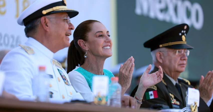Fuerzas Armadas 'nunca recibirán una orden para reprimir al pueblo': Sheinbaum