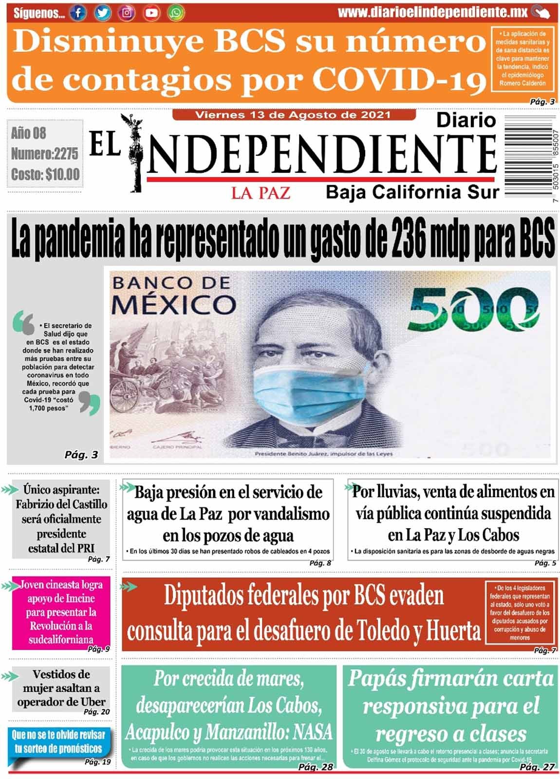 Noticias de Baja California Sur Diario El Independiente