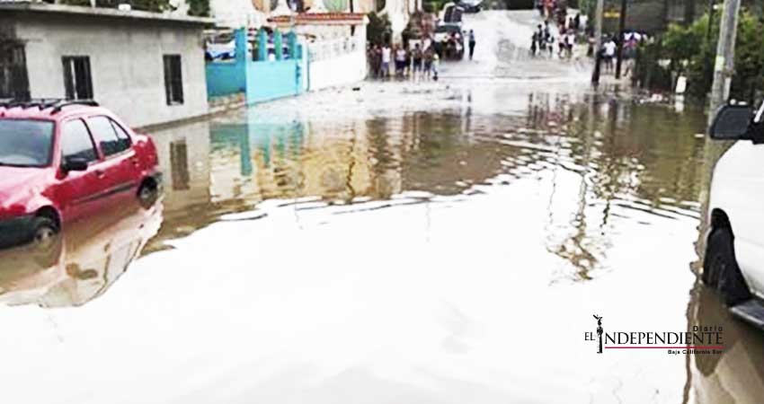 Protección Civil analiza causas de inundación en la 4 de marzo 