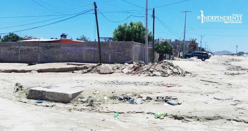 Lluvias dejaron en muy mal estado las calles de la colonia Vista Hermosa, denuncian vecinos 