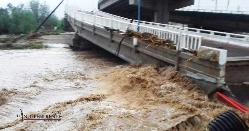 22 cortes en carreteras federales dejaron lluvias de la Tormenta Tropical: SCT