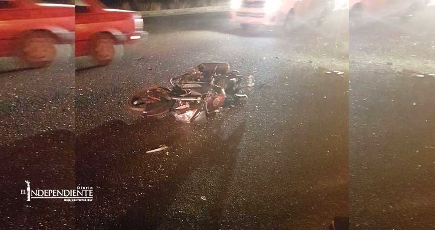 “Carambola” entre dos autos y una moto deja un lesionado