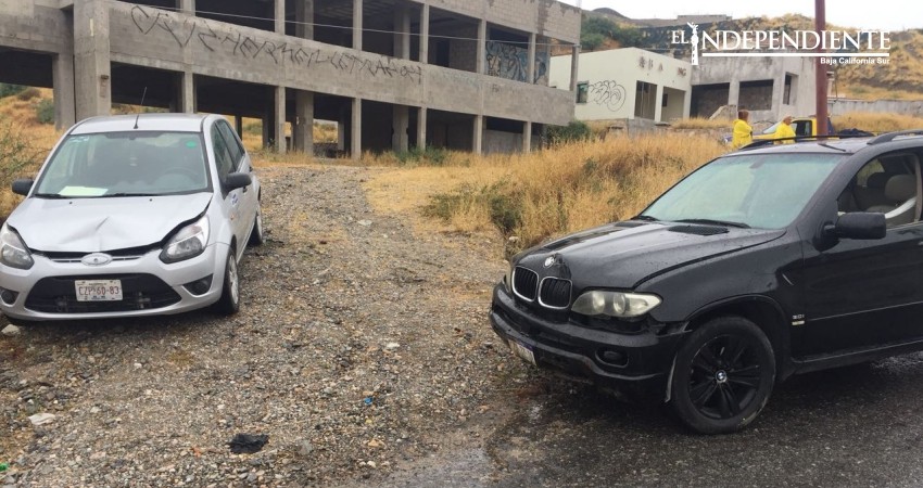 Pavimento mojado ocasiona múltiples choques en San José del Cabo