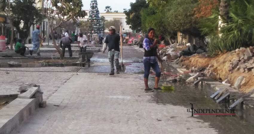 Estima Fonatur terminar obras de rehabilitación del centro en 3 semanas