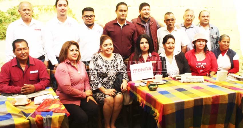 Invitan PT, MORENA y PES a acudir a la visita de AMLO a La Paz 