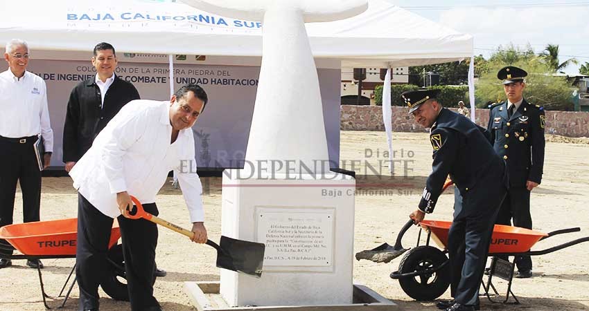 Inician construcción del nuevo Cuartel de Ingenieros de Combate en La Paz 