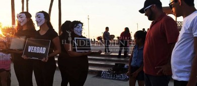 Instalan “Cubo de la Verdad” en el malecón de La Paz
