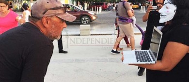 Instalan “Cubo de la Verdad” en el malecón de La Paz