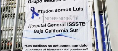 Médicos de BCS se suman al movimiento #TodosSomosLuis