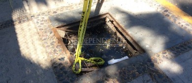 Calles del Centro Histórico de La Paz hechas pedazos 