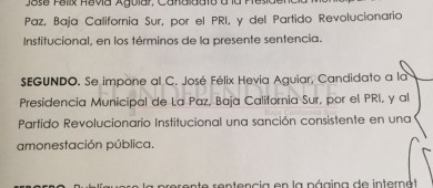Sancionan a Pepe Hevia por no usar logos del PRI en su propaganda 