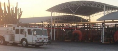 Denuncian que Cabo Fuels quema toneladas de llantas clandestinamente en La Paz