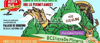 Este miércoles se manifestarán en contra “Los Cardones” en Palacio de Gobierno