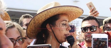 ¡No pasaran!: Manifestantes en contra de “Los Cardones” en Palacio de Gobierno