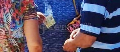 Con acarreados realizan manifestación de en pro de la “mina sustentable”