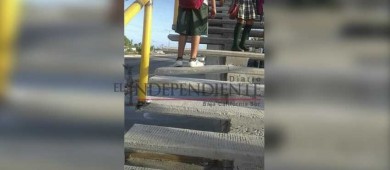Puentes peatonales de SCT con muchísimas fallas de construcción: CABCS Los Cabos