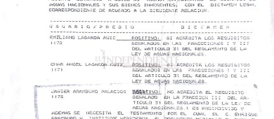 Benefició Conagua a familia Arámburo con concesión apócrifa