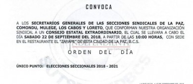 Inicia formalmente cambio de dirigencia del Sindicato de Burócratas