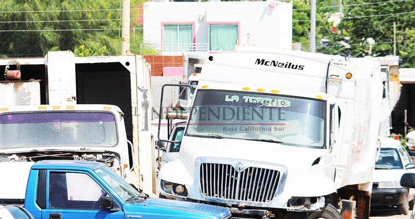 Se invertirán 1.4 mdp en rehabilitación de camiones recolectores en La Paz
