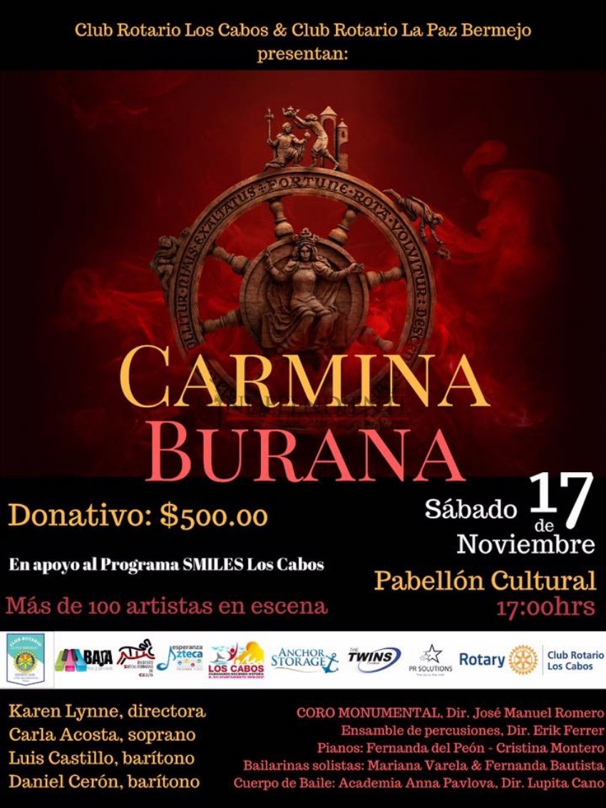 Carmina Burana se presentará por primera vez en BCS 