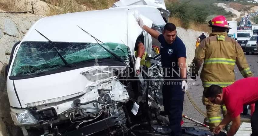 Varias personas heridas en aparatoso accidente en el Corredor Turístico