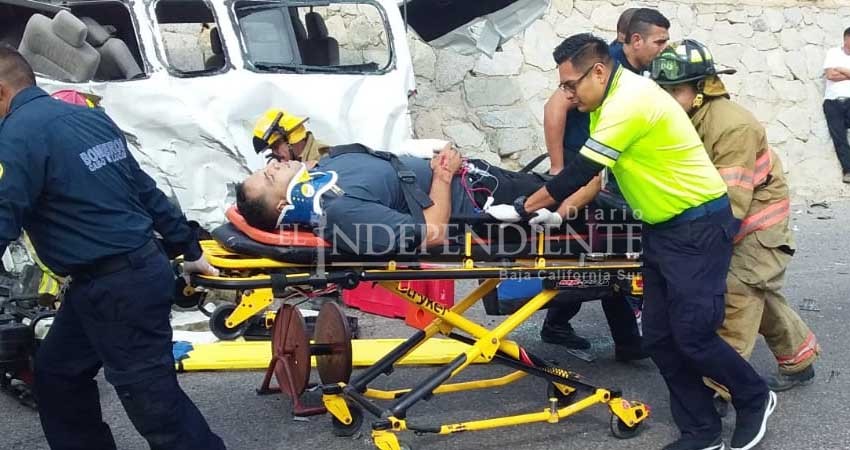 Varias personas heridas en aparatoso accidente en el Corredor Turístico