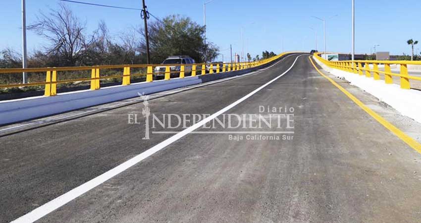 Hoy inauguran puente de Pino Payas de La Paz