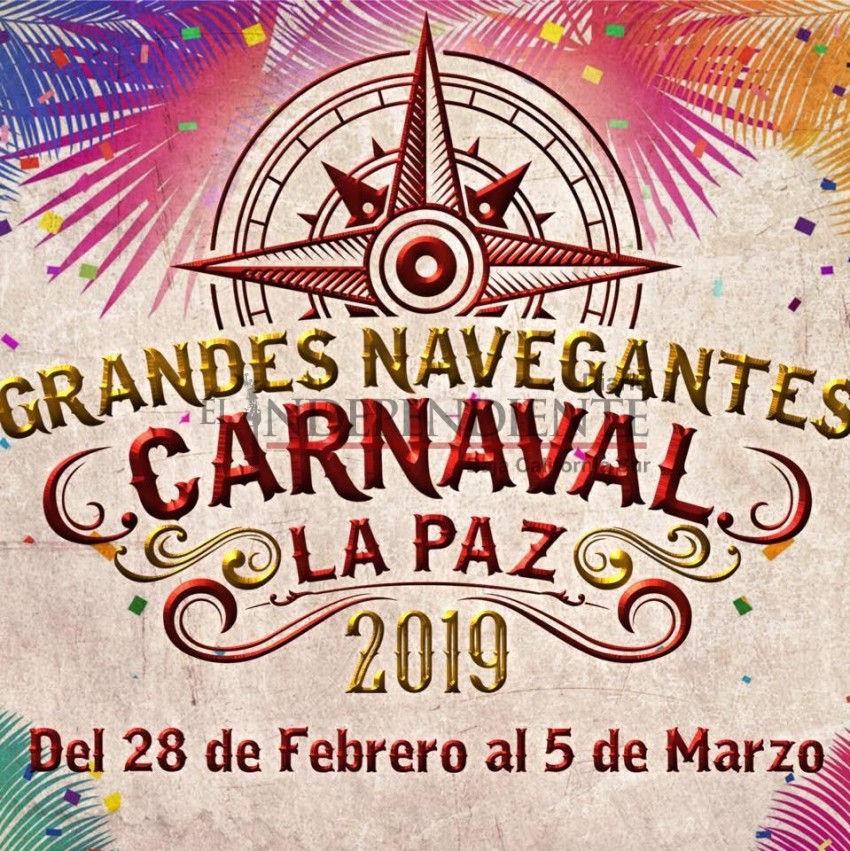 Presentan cartelera oficial a del Carnaval La Paz 2019