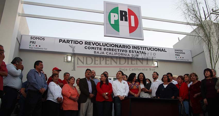 Pasaron 6 años para inaugurar "nueva" sede del PRI en BCS