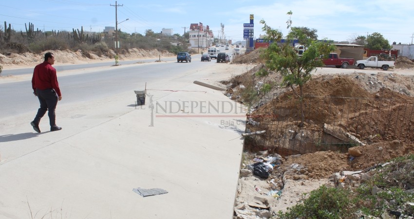 Denuncian presunta construcción irregular en cauce fluvial de colonia Las Palmas