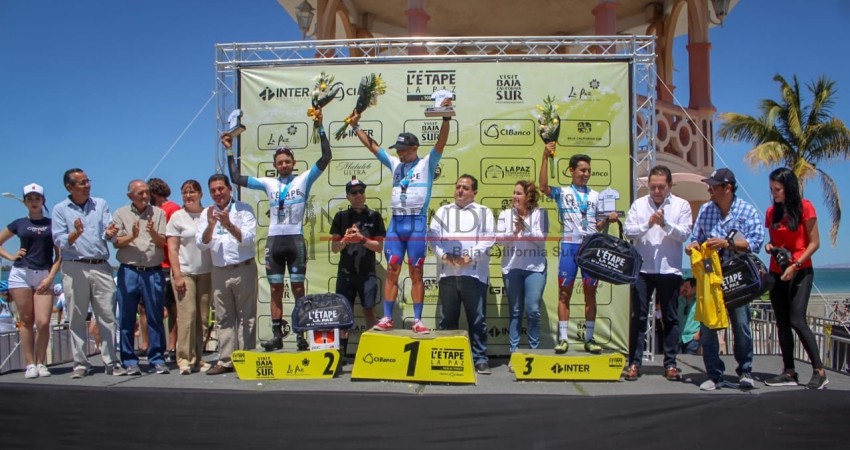 Cristian Valenzuela Zamudio ganador -ruta larga- de la Etapa México Tour de France La Paz    