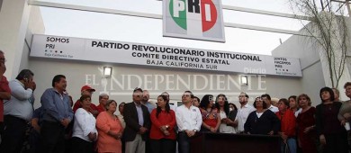 Pasaron 6 años para inaugurar "nueva" sede del PRI en BCS
