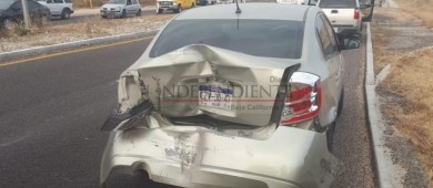 Carambola de 3 carros en la Transpeninsular