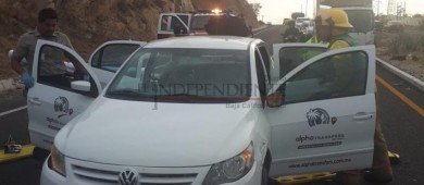 Carambola de 3 carros en la Transpeninsular